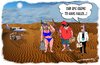 Cartoon: Rotten Holiday (small) by kar2nist tagged holiday,swimming,fishing,gps,desert,tourism