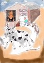 Cartoon: The Pamela Clinic (small) by kar2nist tagged pamela anderson cow milk udder silicone treatment