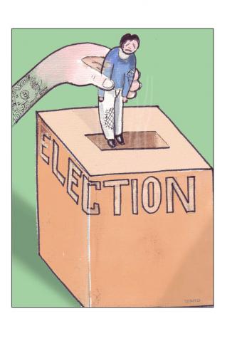 Cartoon: Election (medium) by shahid1955 tagged 007