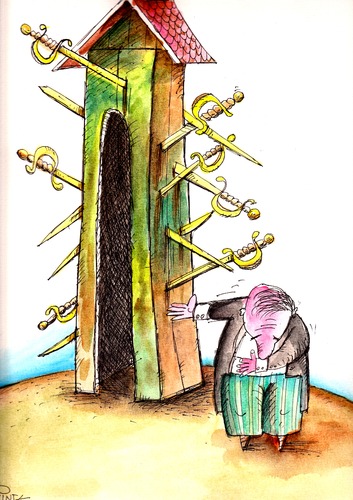 Cartoon: circus (medium) by axinte tagged axinte
