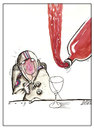 Cartoon: wine (small) by axinte tagged axi