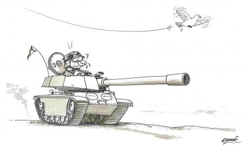 Cartoon: Guerra (medium) by Omar tagged humor