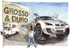 Cartoon: Grosso e duro (small) by Niessen tagged penis cult bmw man car suv prostitute