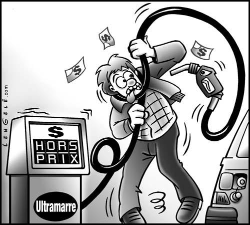 Cartoon: Gas Price (medium) by Carayboo tagged gas,price,finance,money,energy,comic,car,pump,service,opep