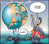 Cartoon: Earth Day 2012 (small) by Carayboo tagged earth day april 22 nd 2012 nature world planet ecology save economy trade human ocean