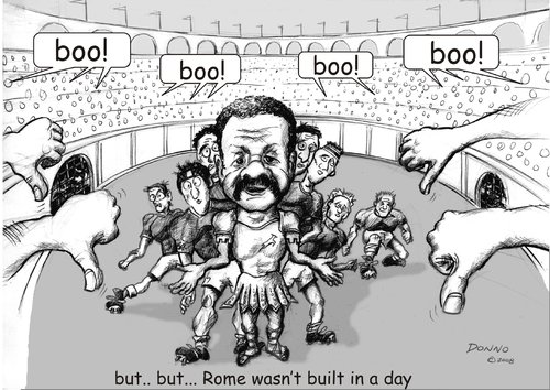 Cartoon: Coach Peter de Villiers (medium) by donno tagged springbok,coach,peter,de,villiers,rugby,south,africa