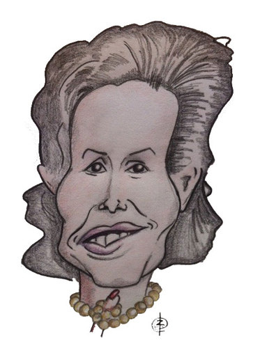 Cartoon: Portrait Asma al-Assad (medium) by Strassengalerie tagged asma,al,assad