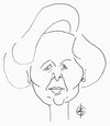 Cartoon: Margaret Thatcher (small) by Strassengalerie tagged margaret,thatcher