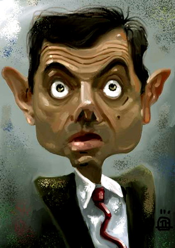 Cartoon: mr. Bean (medium) by drljevicdarko tagged rowan,atkinson