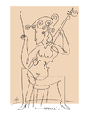 Cartoon: Celline (small) by Herme tagged musician,cello