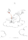 Cartoon: le vin rouge du ciel (small) by Herme tagged wine,sky,drink,drunk