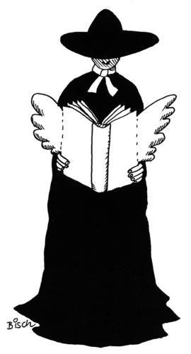 Cartoon: priest literature (medium) by BiSch tagged priester,priest,literature,book,buch,bible,religion,bibel,priester,religion,bibel,buch,lesen,glaube