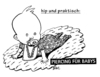 Cartoon: baby piercing (small) by BiSch tagged baby piercing schnuller