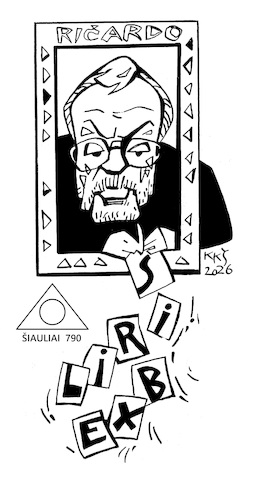 Cartoon: Bookplate for the art collector (medium) by Kestutis tagged bookplate,art,collector,kestutis,lithuania,exlibris