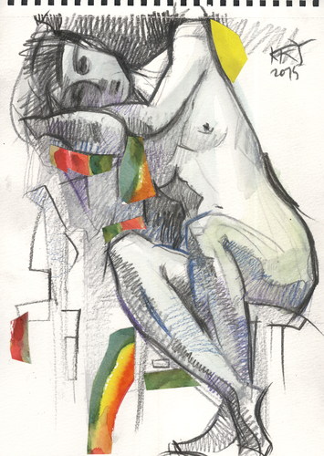 Cartoon: DADA Sketch. Tired peace II (medium) by Kestutis tagged dada,sketch,peace,kestutis,lithuania