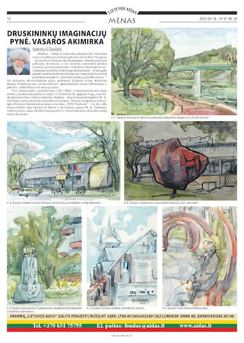 Cartoon: Druskininkai Resort Summer Momen (medium) by Kestutis tagged causerie,newspaper,kestutis,lithuania