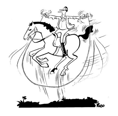 Cartoon: Equestrian (medium) by Kestutis tagged horse,lithuania,kestutis,olympiade,olympics,sport,equestrian,pferd