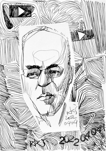 Cartoon: Garry Kasparov (medium) by Kestutis tagged sketch,kestutis,lithuania,youtube,war