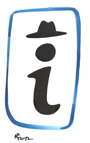 Cartoon: information age (medium) by Kestutis tagged hat,lithuania,xxi,sign,signs,verkehrszeichen,siaulytis,kestutis,calligraphy,information,hut