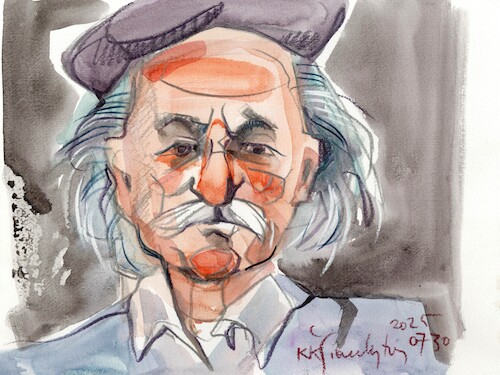 Cartoon: JACQUE LIPCHITZ (medium) by Kestutis tagged sculptor,art,kunst,cubism,modernism,kestutis,lithuania