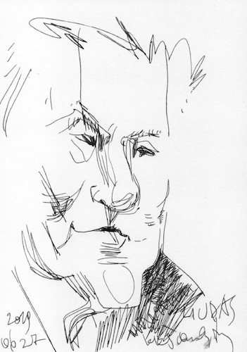 Cartoon: Liudvikas Pocius (medium) by Kestutis tagged sketch,kestutis,lithuania
