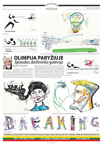 Cartoon: OLYMPIA IN PARIS (medium) by Kestutis tagged paris,2024,newspaper,kestutis,lithuania,sports,olympic,games