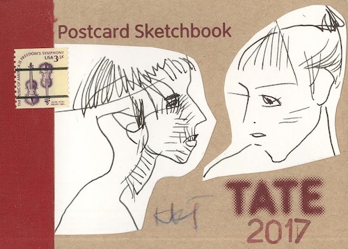 Cartoon: Postcard Sketchbook Cover (medium) by Kestutis tagged dada,sketch,kestutis,lithuania