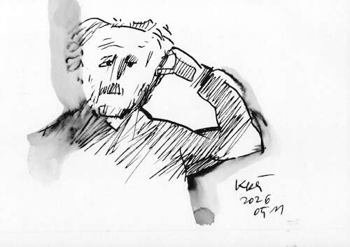 Cartoon: Quick drawings 18 (medium) by Kestutis tagged quick,drawing,nude,art,kunst,sketch,kestutis,lithuania