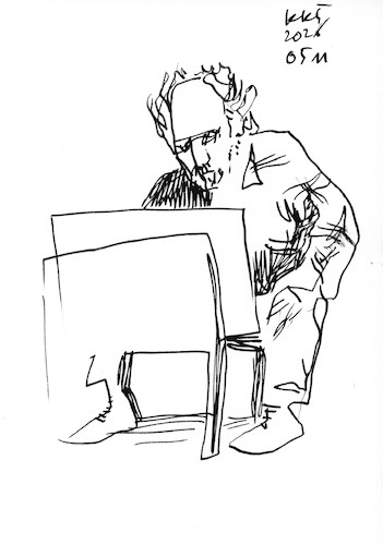 Cartoon: Quick drawings 19 (medium) by Kestutis tagged quick,drawing,nude,art,kunst,sketch,kestutis,lithuania