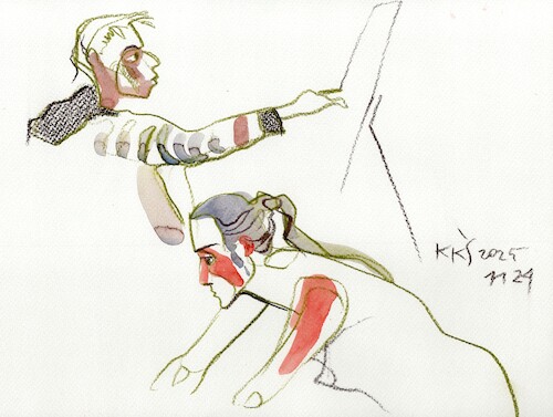 Cartoon: Quick drawings 6 (medium) by Kestutis tagged quick,drawing,nude,art,kunst,sketch,kestutis,lithuania