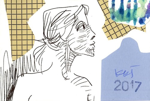 Cartoon: Sketch and Collage (medium) by Kestutis tagged sketch,collage,dada,postcard,art,kunst,kestutis,lithuania