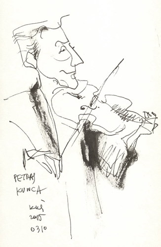 Cartoon: Sketch. Petras Kunca (medium) by Kestutis tagged sketch,portrait,music,kestutis,lithuania