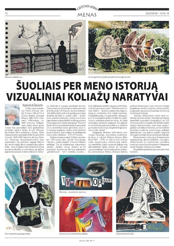 Cartoon: Visual collage narratives (medium) by Kestutis tagged visual,collage,newspaper,kestutis,lithuania,postcard,art,kunst