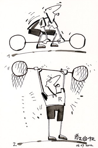 Cartoon: BASKETBALL REFEREE SPORT (medium) by Kestutis tagged basketball,referee,sport,london,2012,olympics