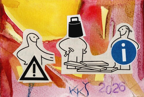 Cartoon: Great team (medium) by Kestutis tagged furniture,great,team,dada,collage,postcard,art,kunst,kestutis,lithuania,building,adventures