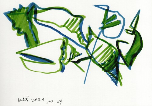 Cartoon: The energy of stagnant forms (medium) by Kestutis tagged sea,shell,sketch,form,energy,kestutis,lithuania