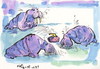 Cartoon: Animals Olympic. Curling (small) by Kestutis tagged animal,nature,olympic,curling,walrus,winter,sochi,2014,kestutis,lithuania