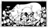 Cartoon: Banquet (small) by Kestutis tagged banquet,drinks,kestutis,glass,bottle