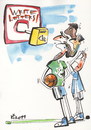 Cartoon: BASKETBALL AND HUMOR (small) by Kestutis tagged basketball,sports,post,lettrr,message,epistle,brief,humor