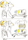 Cartoon: BREAKFAST (small) by Kestutis tagged breakfast,daily,bread,toaster