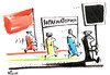 Cartoon: Colors revolution. Black square (small) by Kestutis tagged colors,revolution,black,square,kazimir,malevich,suprematism,kestutis,lithuania,museum,art,painting,artist