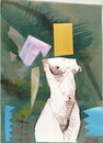 Cartoon: DADA Paper Cuttings (small) by Kestutis tagged dada,paper,kestutis,art,kunst,lithuania