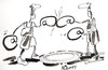 Cartoon: Email Boxing (small) by Kestutis tagged sport boxing email calligraphy communication technology dialog society