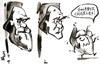 Cartoon: EVOLUTION (small) by Kestutis tagged evolution,charles,darwin,goodbye,famous,people