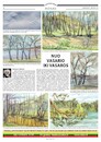 Cartoon: From February to summer (small) by Kestutis tagged summer,causerie,text,art,kunst,kestutis,lithuania,watercolor,newspaper