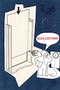 Cartoon: Furniture building adventures 2 (small) by Kestutis tagged ikea,furniture,building,guillotine,dada,postcard,art,kunst,collage,kestutis,lithuania,adventures