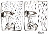 Cartoon: HAPPENING (small) by Kestutis tagged happening,rain,ink,pen,feder,tinte,kestutis,siaulytis,unfall,accident,kugelschreiber