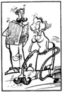 Cartoon: HOME (small) by Kestutis tagged home man woman kestutis siaulytis lithuania adventure whiskers schnurrhaare