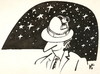 Cartoon: HOMO SAPIENS (small) by Kestutis tagged homo,sapiens,observatory,human,universe,space,stars,cosmos