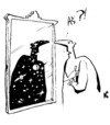 Cartoon: Ich?! (small) by Kestutis tagged ich,human,kestutis,siaulytis,lithuania,sluota,mirror